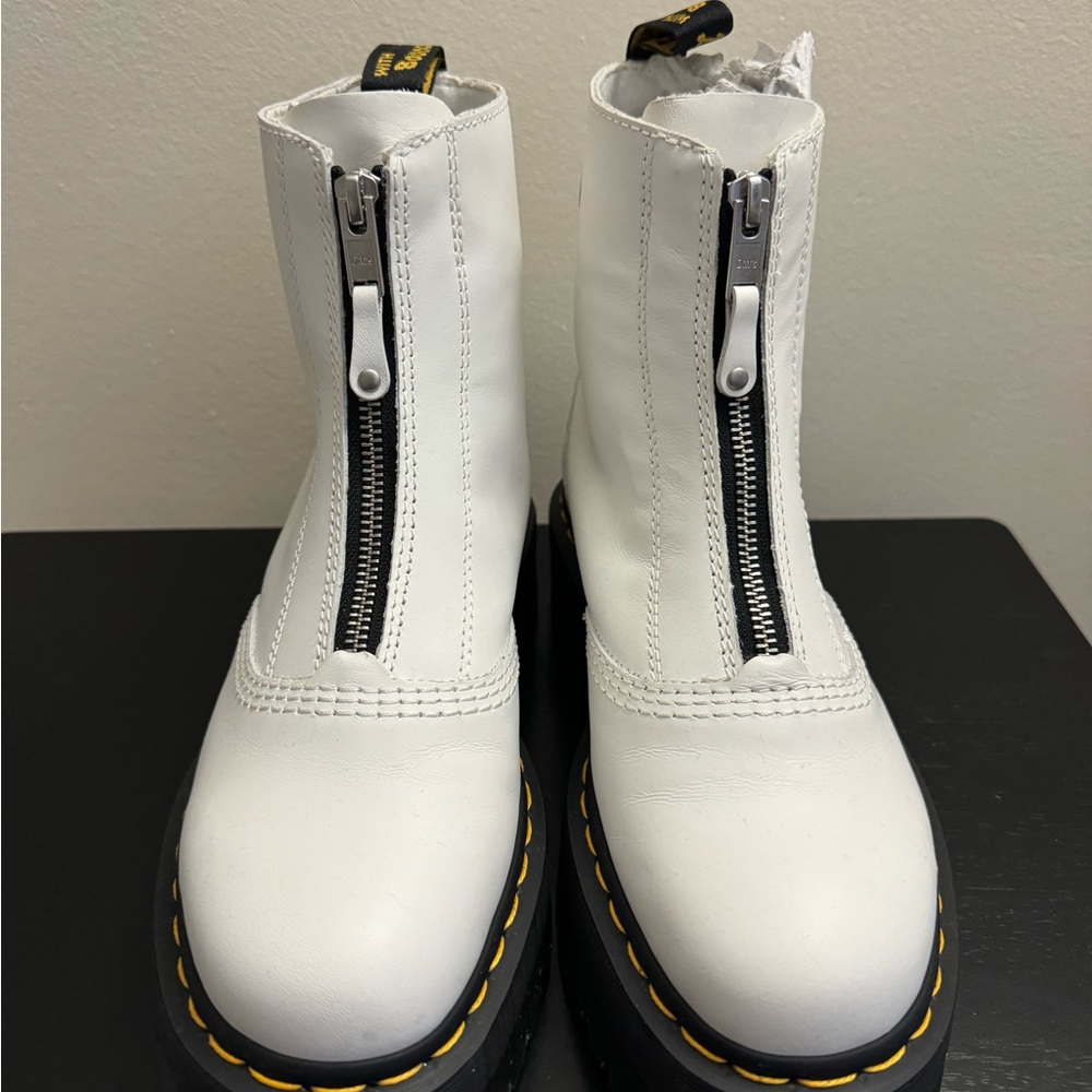 White Dr. Marten Boots